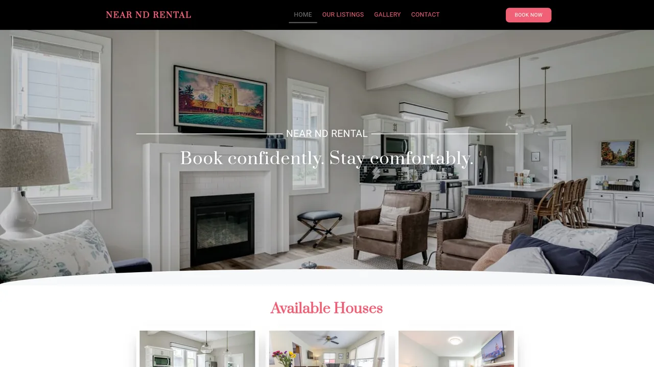Near & Rental website preview